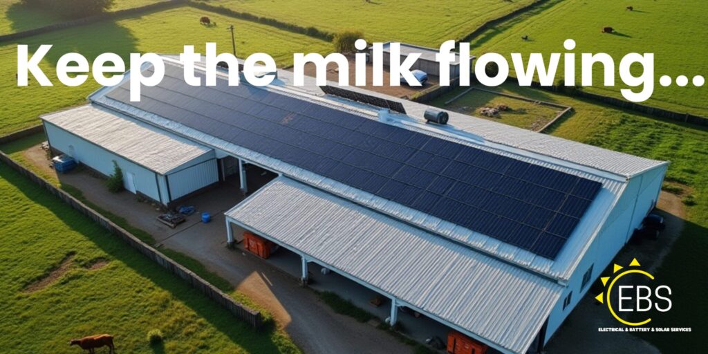 Solar and Battery System for Dairy Farms
